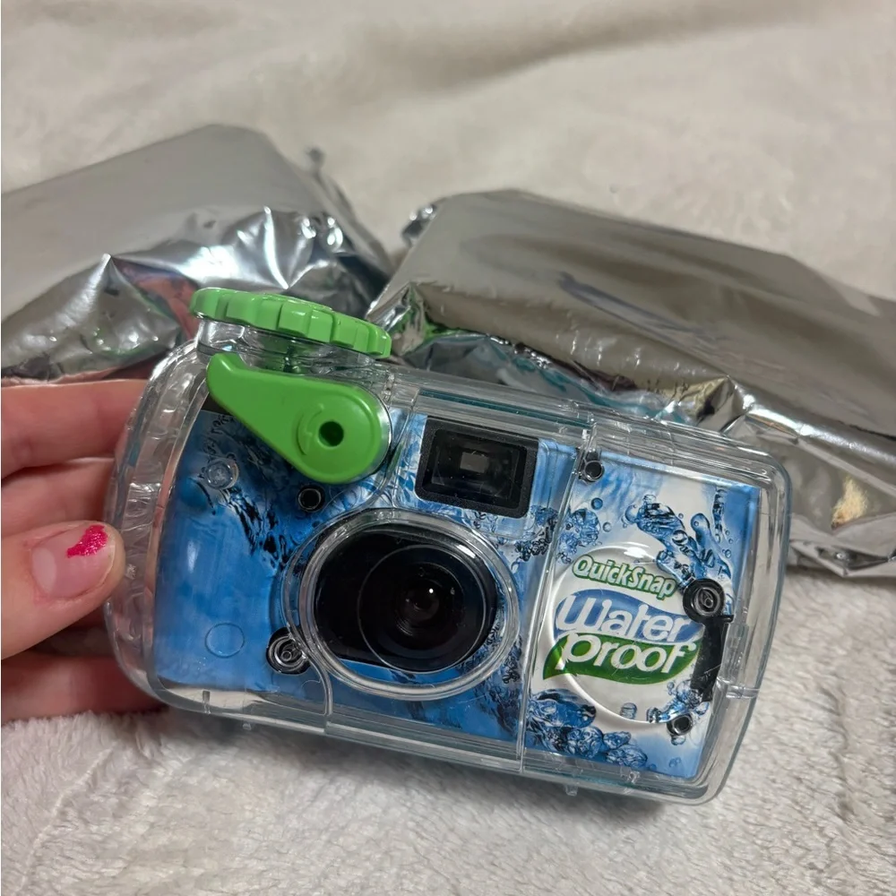 TWO Fuji film waterproof disposable cameras